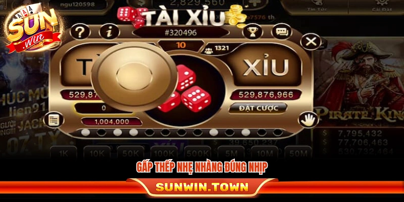 Áp dụng chiến thuật gấp thếp vừa phải và đúng chu kỳ